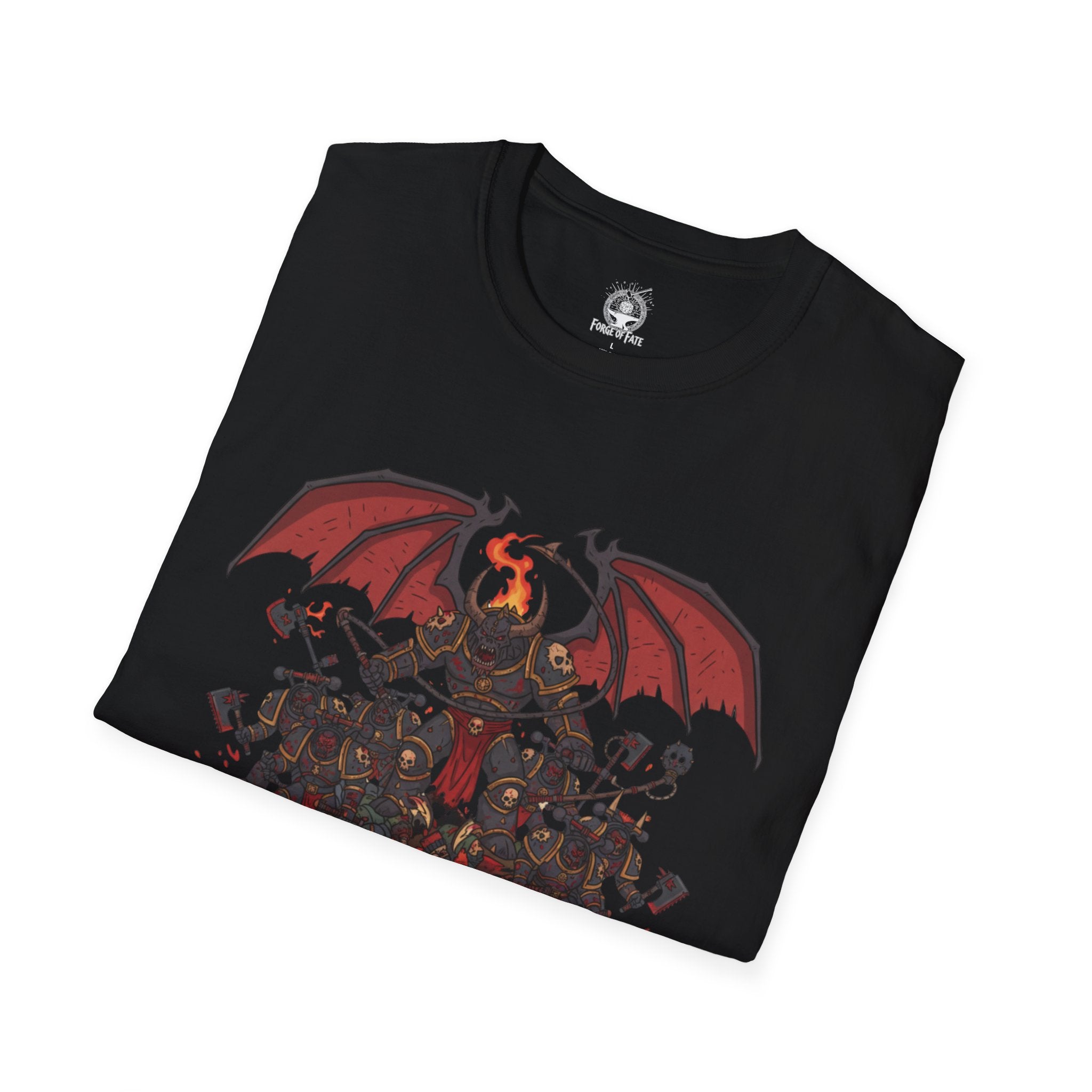 Blood for the Blood God T-Shirt — Dark Fantasy Demon Warband Graphic Tee