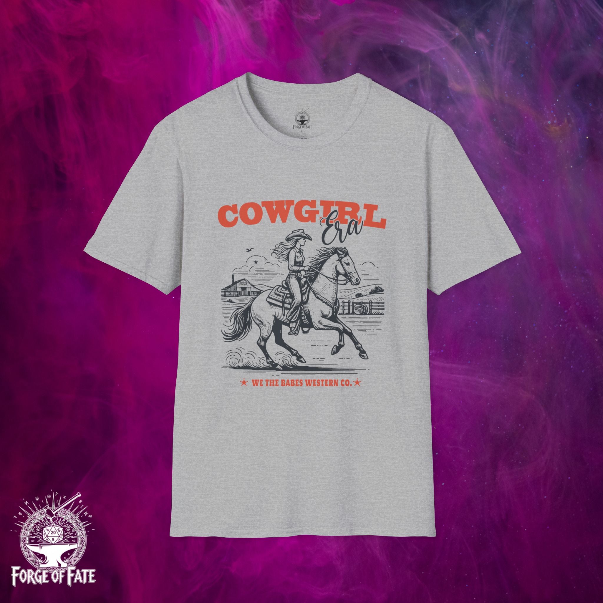 Cowgirl on Horse T-Shirt | Western Rodeo Vintage Graphic Tee