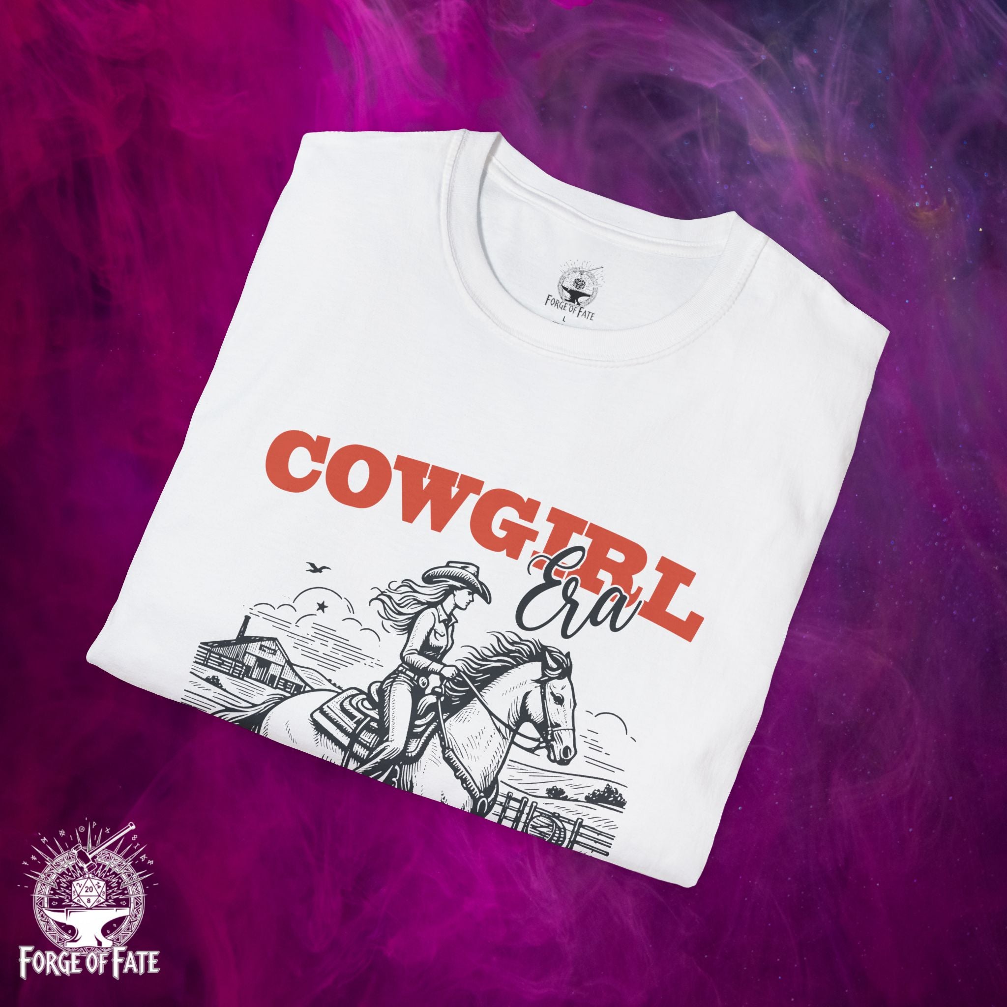 Cowgirl on Horse T-Shirt | Western Rodeo Vintage Graphic Tee